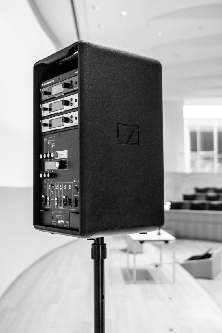 Sennheiser LSP 500 Pro Akku Lautsprecher inkl. Funkmikrofon