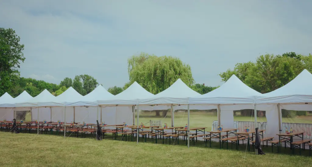 Faltpavillon Flextent weiß 3x3m inkl. 4 Seitenwänden